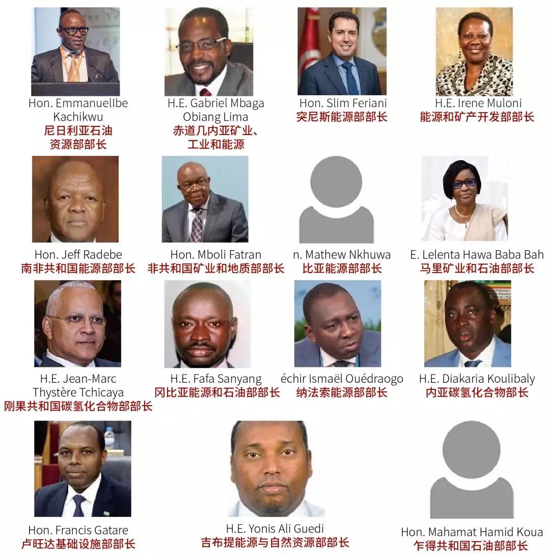 15国石油部长确认出席2019非洲石油周 15国石油部长确认出席2019非洲石油周