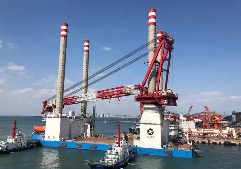 南钢成功助力国内首座自航自升式风电安装平台 南钢成功助力国内首座自航自升式风电安装平台