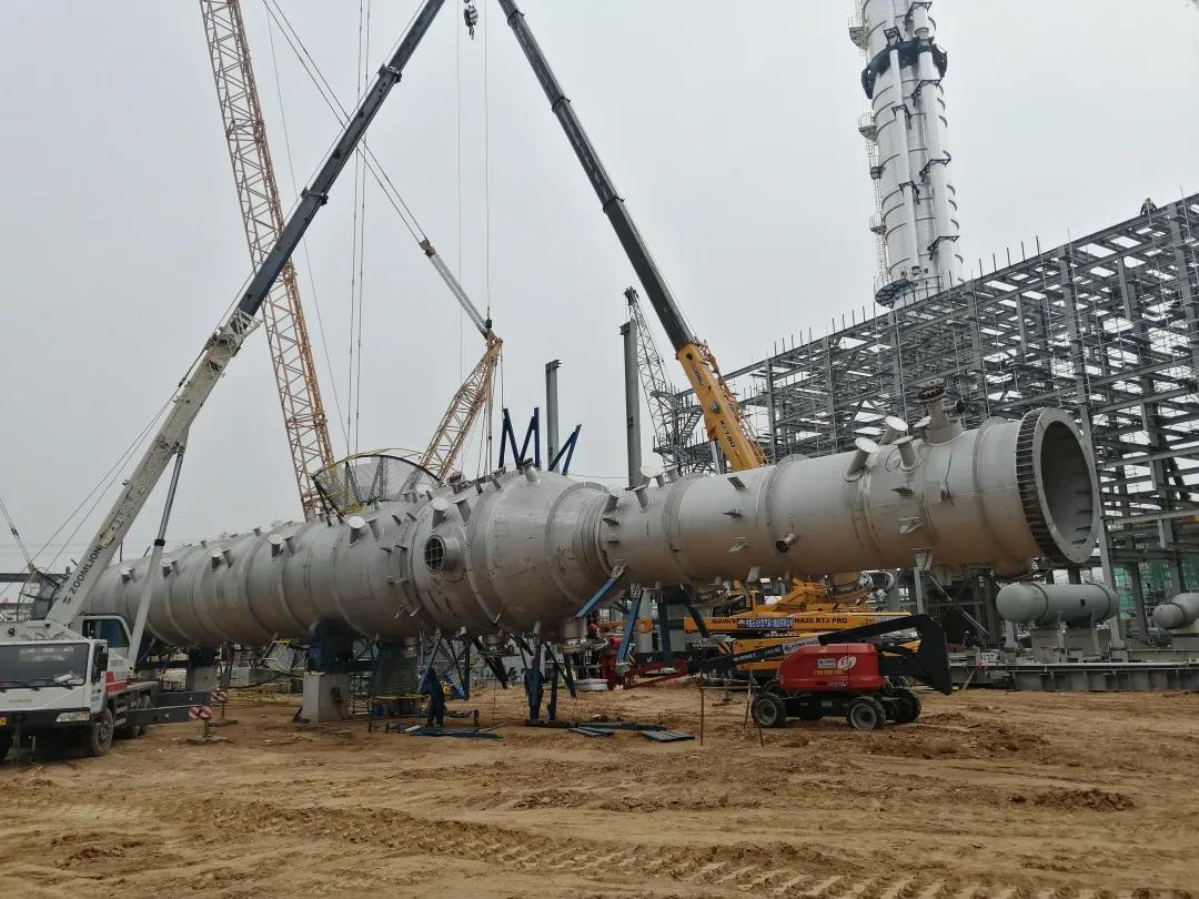 历时81天,北京寰球公司长庆乙烷制乙烯项目“12吊”圆满收官 历时81天,北京寰球公司长庆乙烷制乙烯项目“12吊”圆满收官