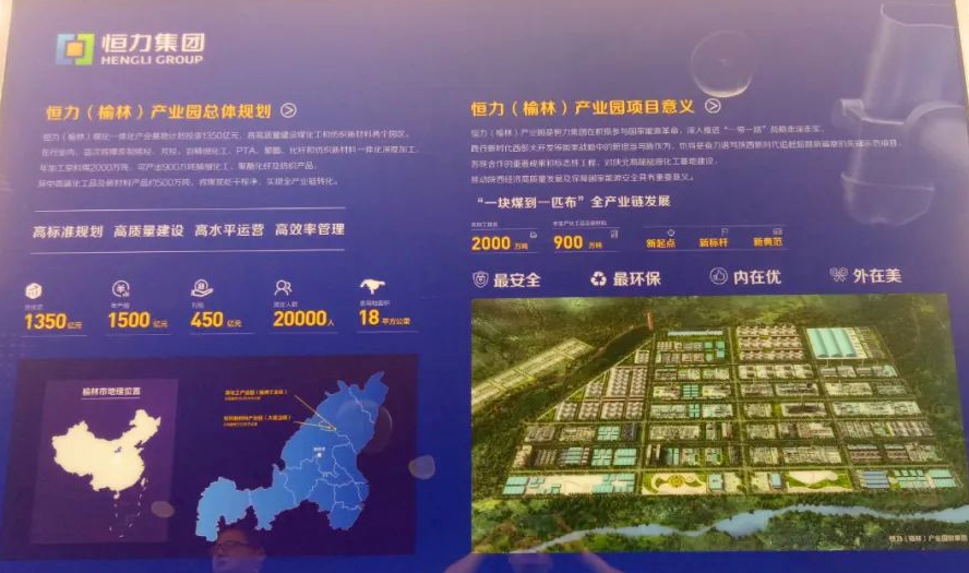 定了!12月,1350亿,恒力(榆林)煤化一体化项目开工! 定了!12月,1350亿,恒力(榆林)煤化一体化项目开工!