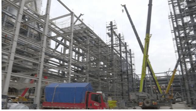 浙石化二期渣油加氢装置建设全力推进! 浙石化二期渣油加氢装置建设全力推进!