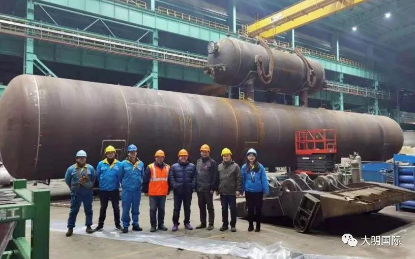 大明重工服务中东800MW燃气轮机联合循环项目除氧器顺利发货 大明重工服务中东800MW燃气轮机联合循环项目除氧器顺利发货