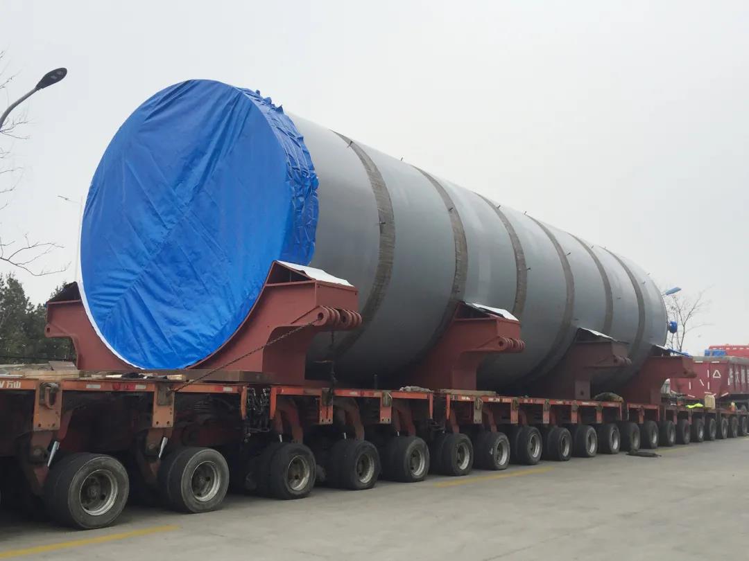 重装公司盘锦浩业项目千吨级产品完成厂内制造 重装公司盘锦浩业项目千吨级产品完成厂内制造