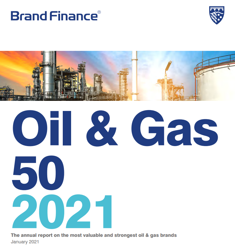 整体缩水严重!2021全球油气品牌价值50强出炉! 整体缩水严重!2021全球油气品牌价值50强出炉!