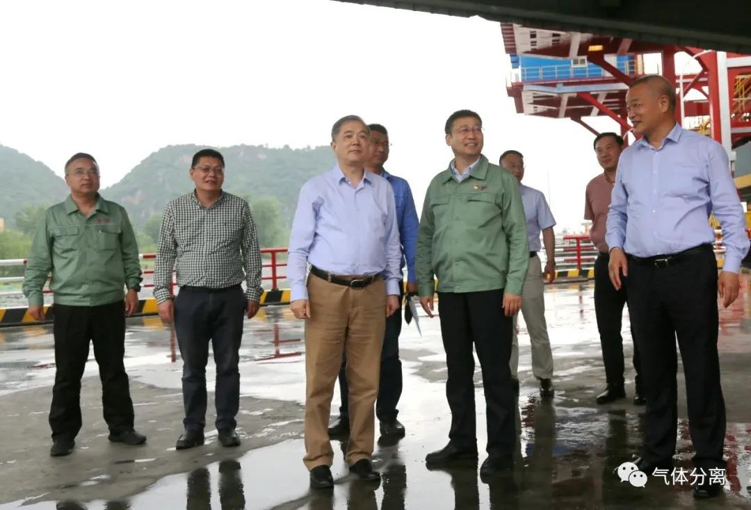 杭氧集团董事长蒋明一行到访九江心连心 杭氧集团董事长蒋明一行到访九江心连心