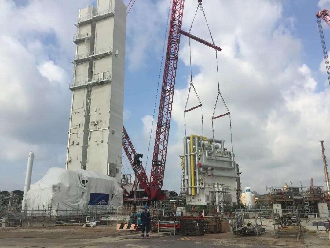 首套大型空分从林德亚太成功出口至新加坡 首套大型空分从林德亚太成功出口至新加坡