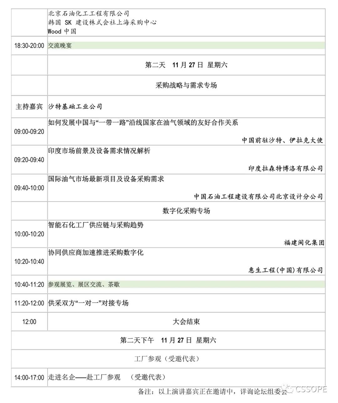 中国石油化工装备采购国际峰会一带一路专场(CSSOPE OBOR 2021)邀请函 中国石油化工装备采购国际峰会一带一路专场(CSSOPE OBOR 2021)邀请函