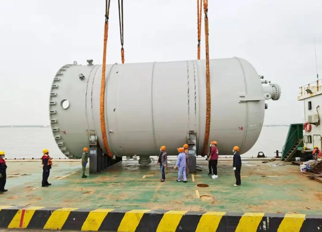 出发!广西华谊双酚A项目核心设备—反应器启航发运 出发!广西华谊双酚A项目核心设备—反应器启航发运