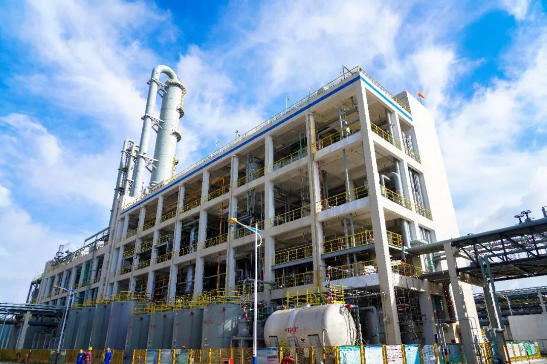 喜讯!中化国际瑞恒全产业链一期装置完成中交 喜讯!中化国际瑞恒全产业链一期装置完成中交