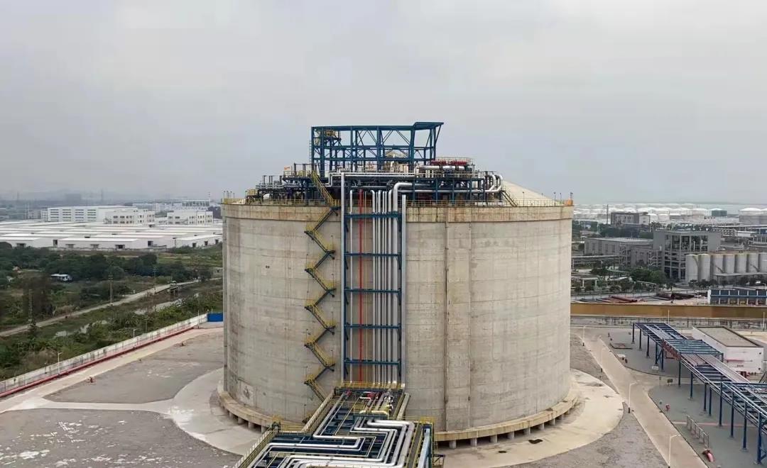 寰球工程公司东莞巨正源丙烷低温储存系统(二)顺利投用 寰球工程公司东莞巨正源丙烷低温储存系统(二)顺利投用