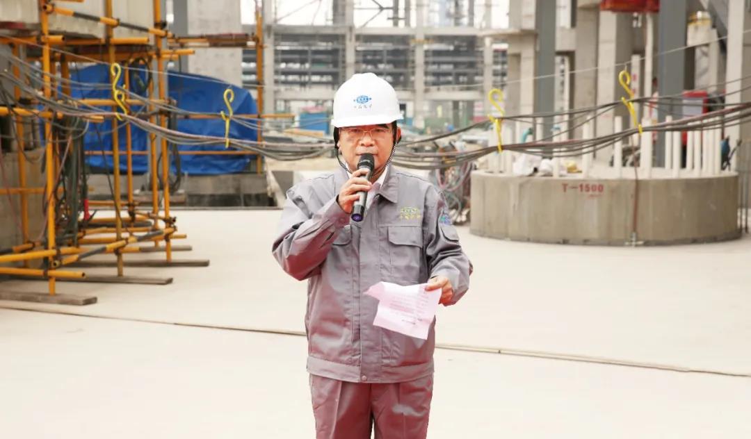 赛鼎公司EPC总承包广西华谊双酚A项目造粒单元框架完成封顶 赛鼎公司EPC总承包广西华谊双酚A项目造粒单元框架完成封顶