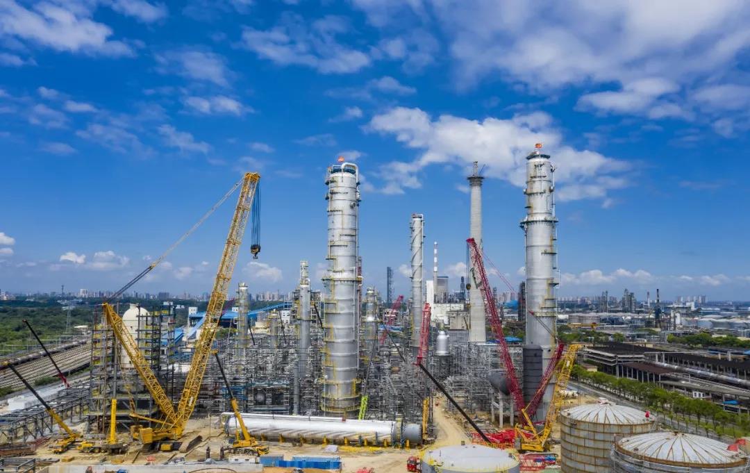 第三代芳烃技术应用装置在九江石化建成 第三代芳烃技术应用装置在九江石化建成