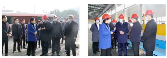 常州市委副书记、代理市长盛蕾一行新春走访武进不锈 常州市委副书记、代理市长盛蕾一行新春走访武进不锈