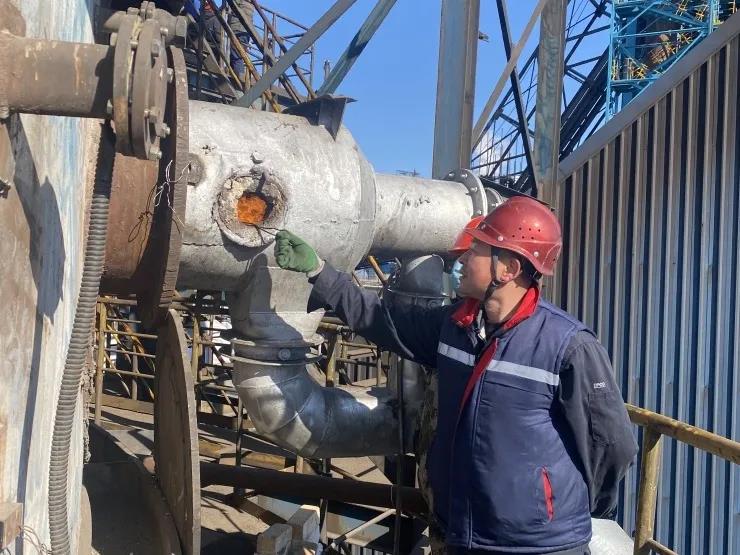 天管炼铁厂热风炉点火烘炉一次成功! 天管炼铁厂热风炉点火烘炉一次成功!