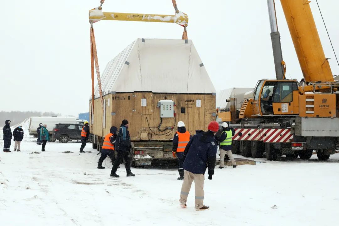 聚焦 | 零下20多度,2套压缩机组运抵AGPP项目四期现场 聚焦 | 零下20多度,2套压缩机组运抵AGPP项目四期现场