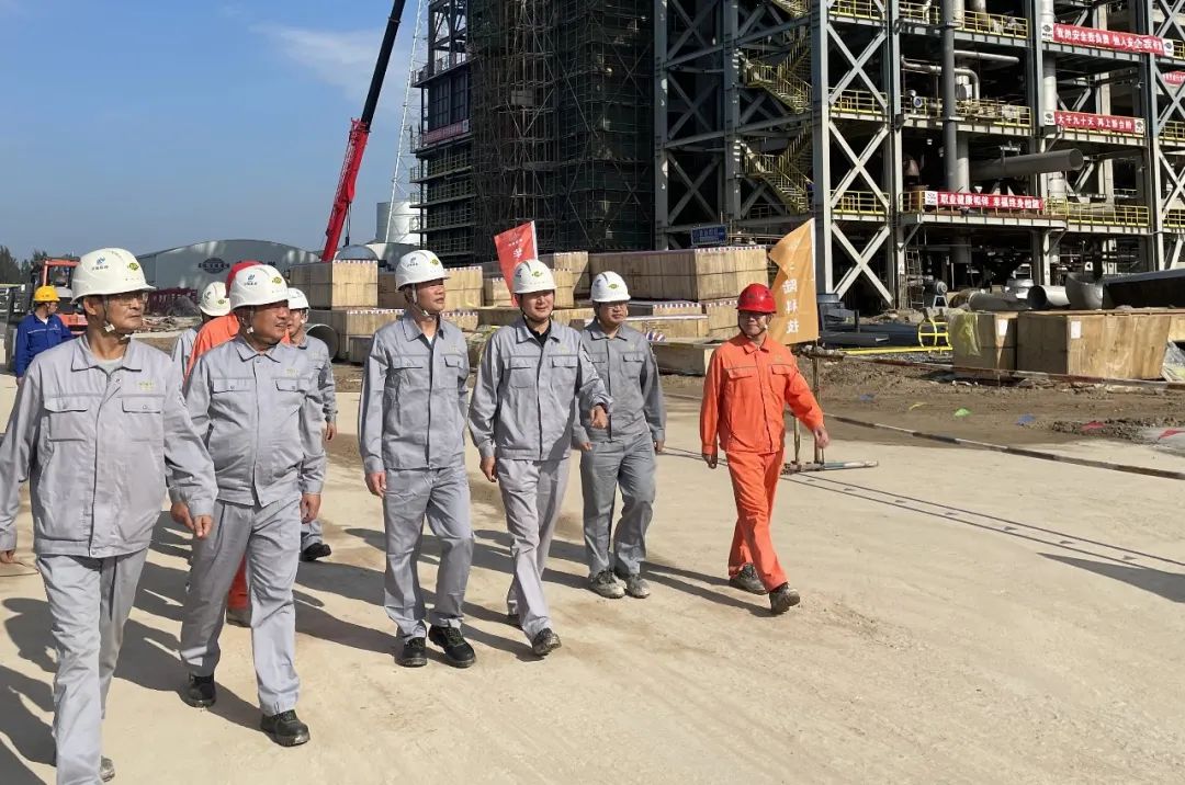 王海到广西华谊丙烷脱氢项目和丁醇项目现场调研 王海到广西华谊丙烷脱氢项目和丁醇项目现场调研