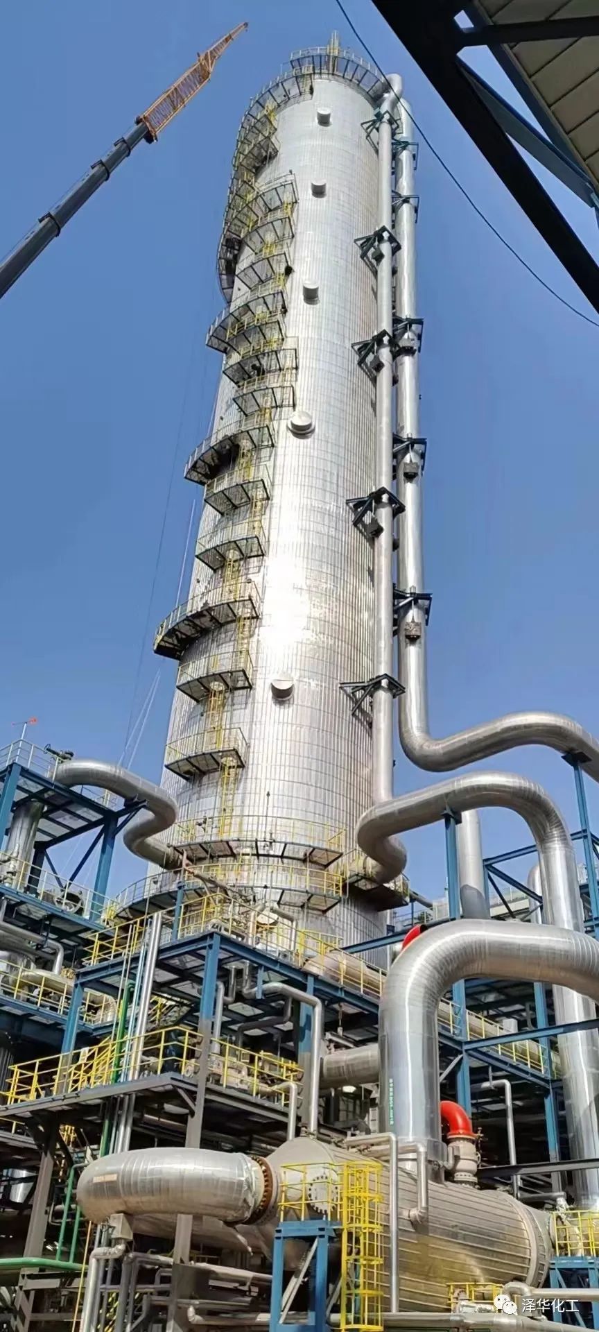 全球规模最大丙烷脱氢(PDH)装置丙烯塔改造成功 全球规模最大丙烷脱氢(PDH)装置丙烯塔改造成功