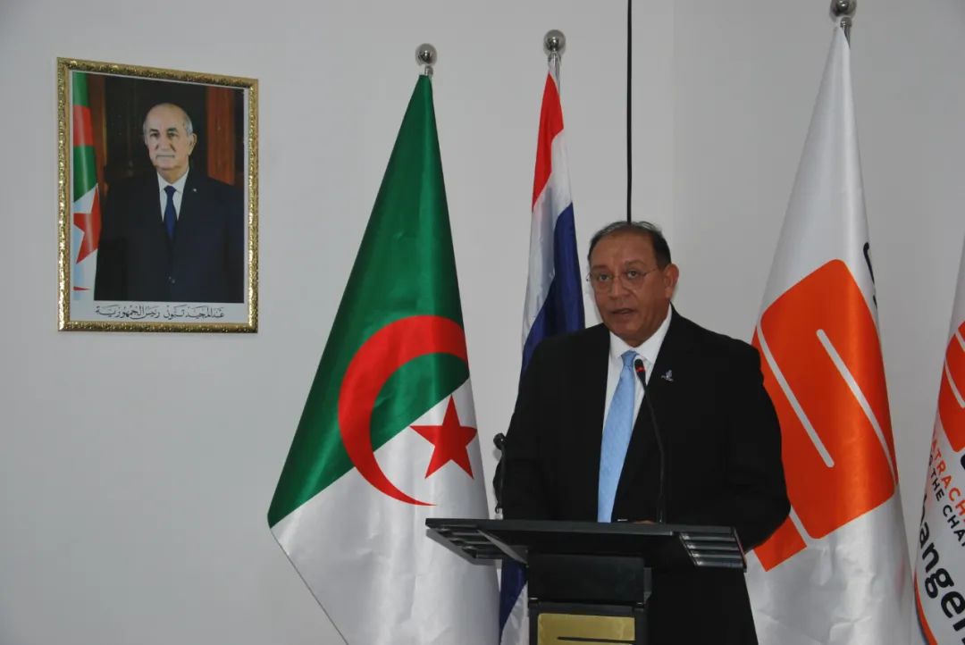 中油工程建设阿尔及利亚HBR项目举行首油投产庆典 中油工程建设阿尔及利亚HBR项目举行首油投产庆典