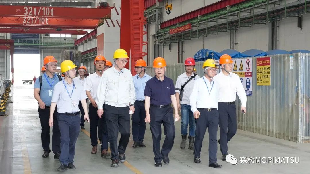 共铸动力电池行业定海神针——华友钴业陈雪华董事长参访森松重工 共铸动力电池行业定海神针——华友钴业陈雪华董事长参访森松重工