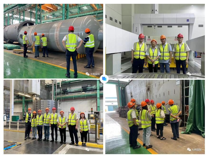 Wood China伍德中国一行来访大明靖江基地 Wood China伍德中国一行来访大明靖江基地