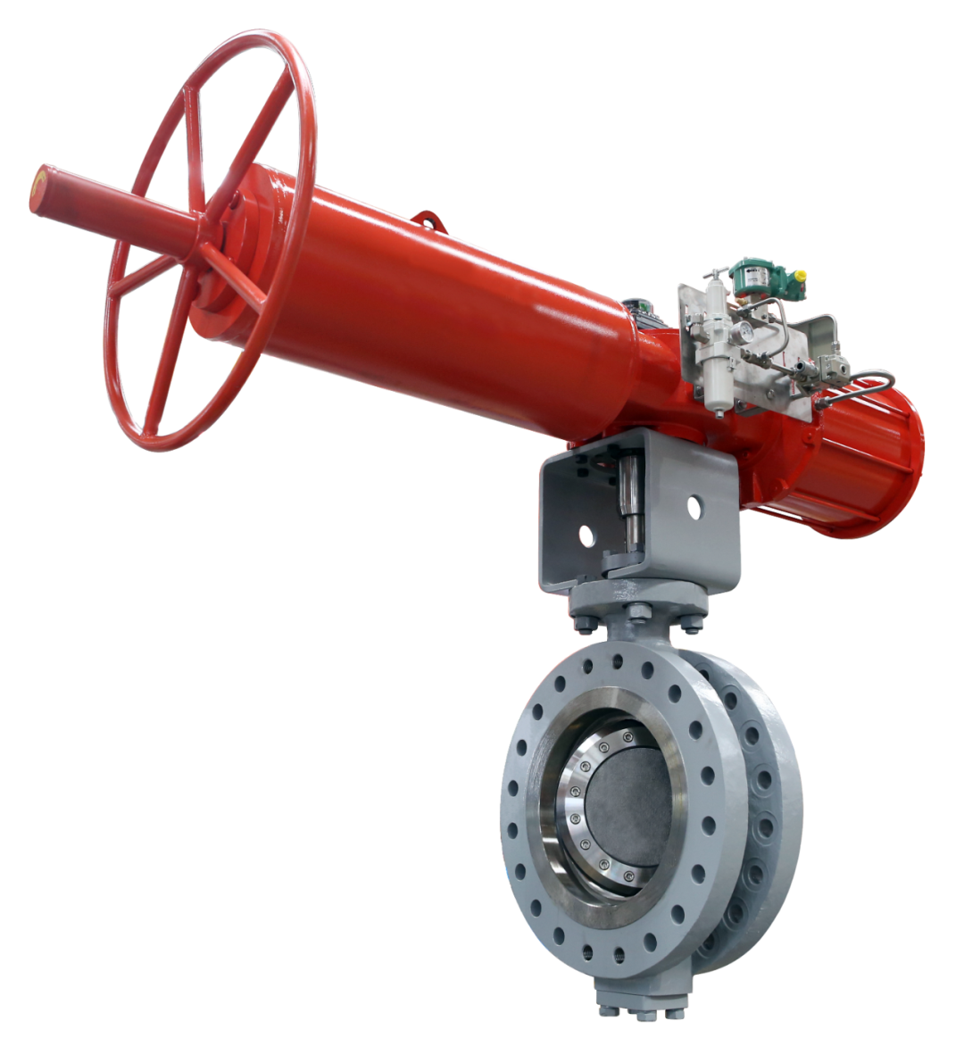 纽威三偏心切断蝶阀在榆能化学某项目顺利安装 纽威三偏心切断蝶阀在榆能化学某项目顺利安装