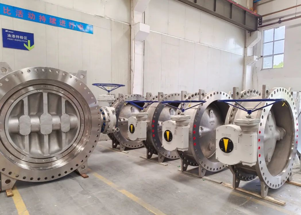 纽威三偏心切断蝶阀在榆能化学某项目顺利安装 纽威三偏心切断蝶阀在榆能化学某项目顺利安装