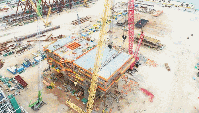 主体结构封顶!最大南海合作油田开发项目又迎里程碑节点 主体结构封顶!最大南海合作油田开发项目又迎里程碑节点