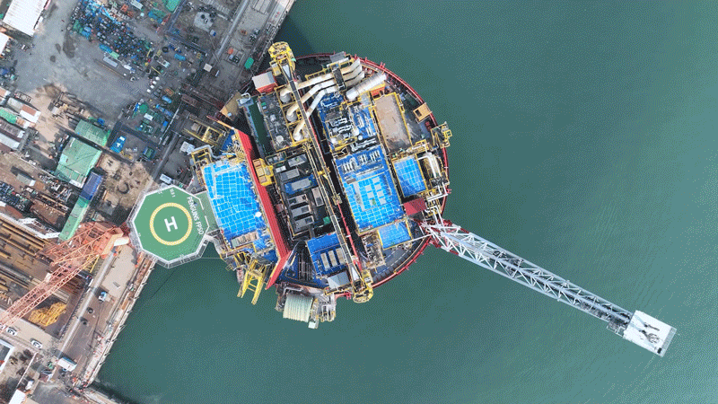 喜迎二十大 | 首个国际大型圆筒型FPSO进入交付“倒计时” 喜迎二十大 | 首个国际大型圆筒型FPSO进入交付“倒计时”