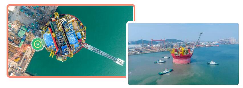 喜迎二十大 | 首个国际大型圆筒型FPSO进入交付“倒计时” 喜迎二十大 | 首个国际大型圆筒型FPSO进入交付“倒计时”