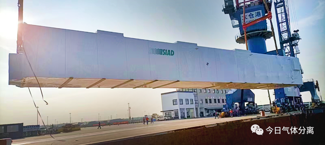 世亚德空分装置发往欧洲 世亚德空分装置发往欧洲