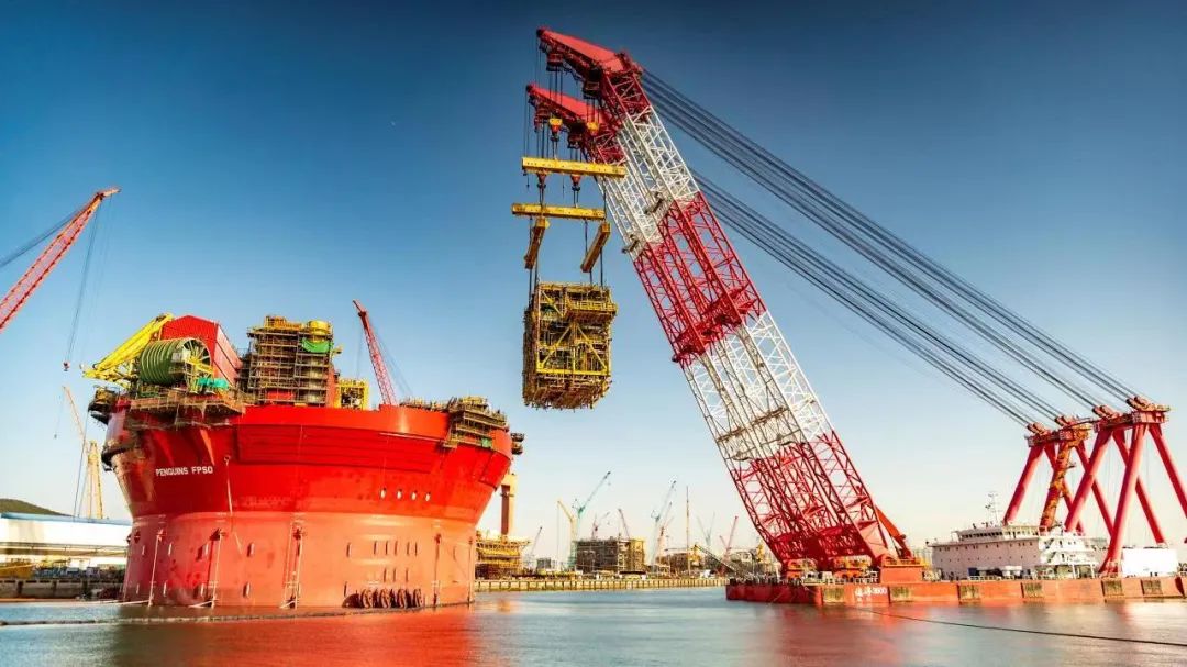 我国建造的最大圆筒型FPSO完工交付! 我国建造的最大圆筒型FPSO完工交付!