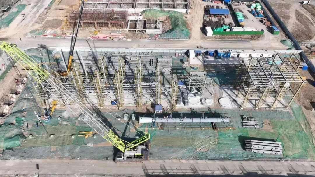 【项目建设】碳鑫乙醇项目进入大件设备安装攻坚阶段 【项目建设】碳鑫乙醇项目进入大件设备安装攻坚阶段