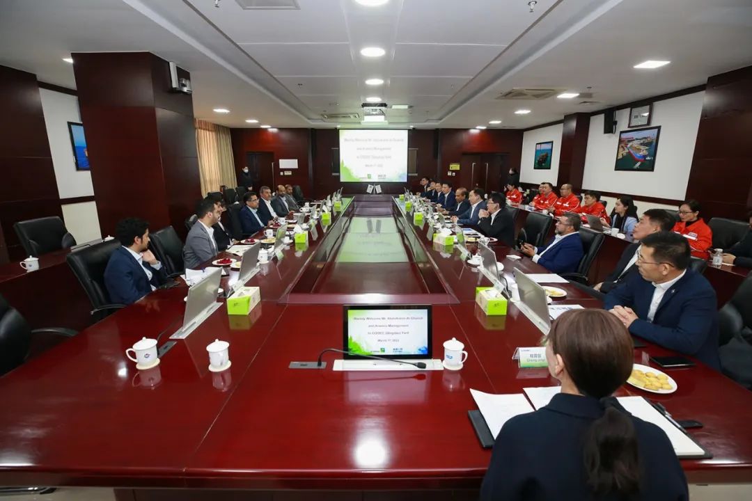 海油工程与沙特阿美高级副总裁举行高层交流会 海油工程与沙特阿美高级副总裁举行高层交流会