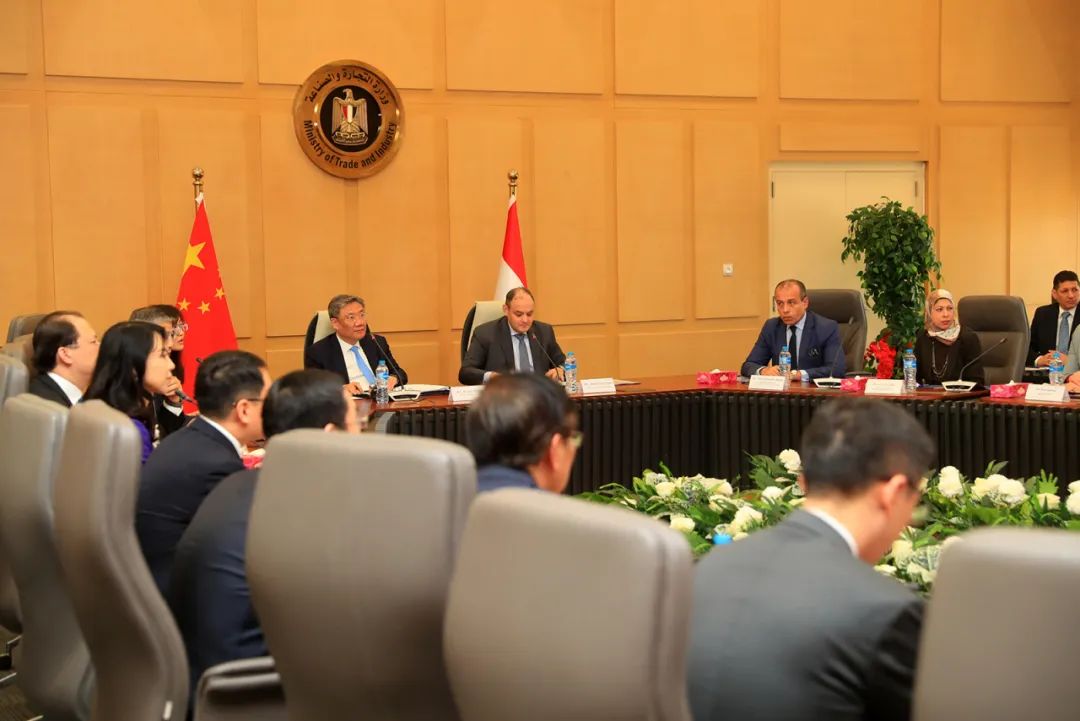 王文涛同埃及贸易与工业部部长举行会谈 王文涛同埃及贸易与工业部部长举行会谈